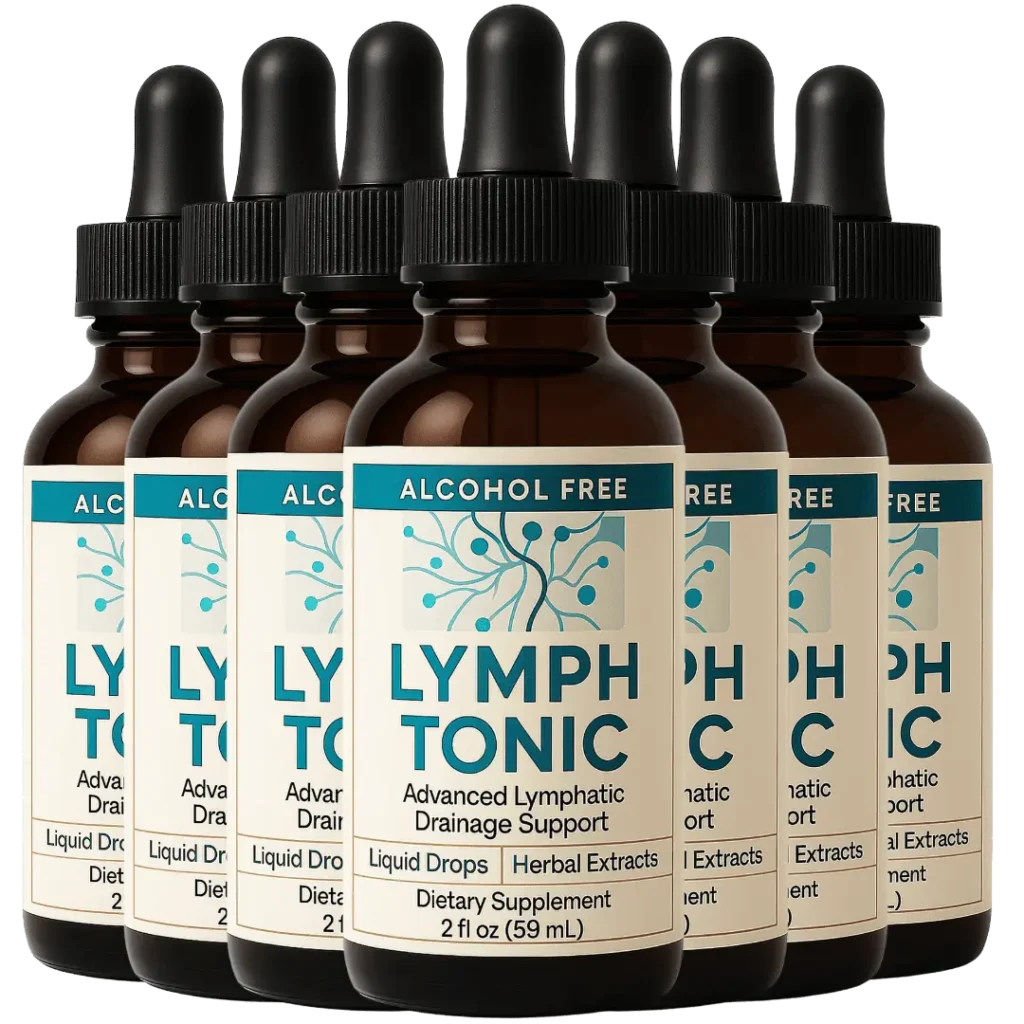 Lymph Tonic supplement for lymphatic drainage support, natural detox, circulation and fluid balance — alcohol-free liquid drops